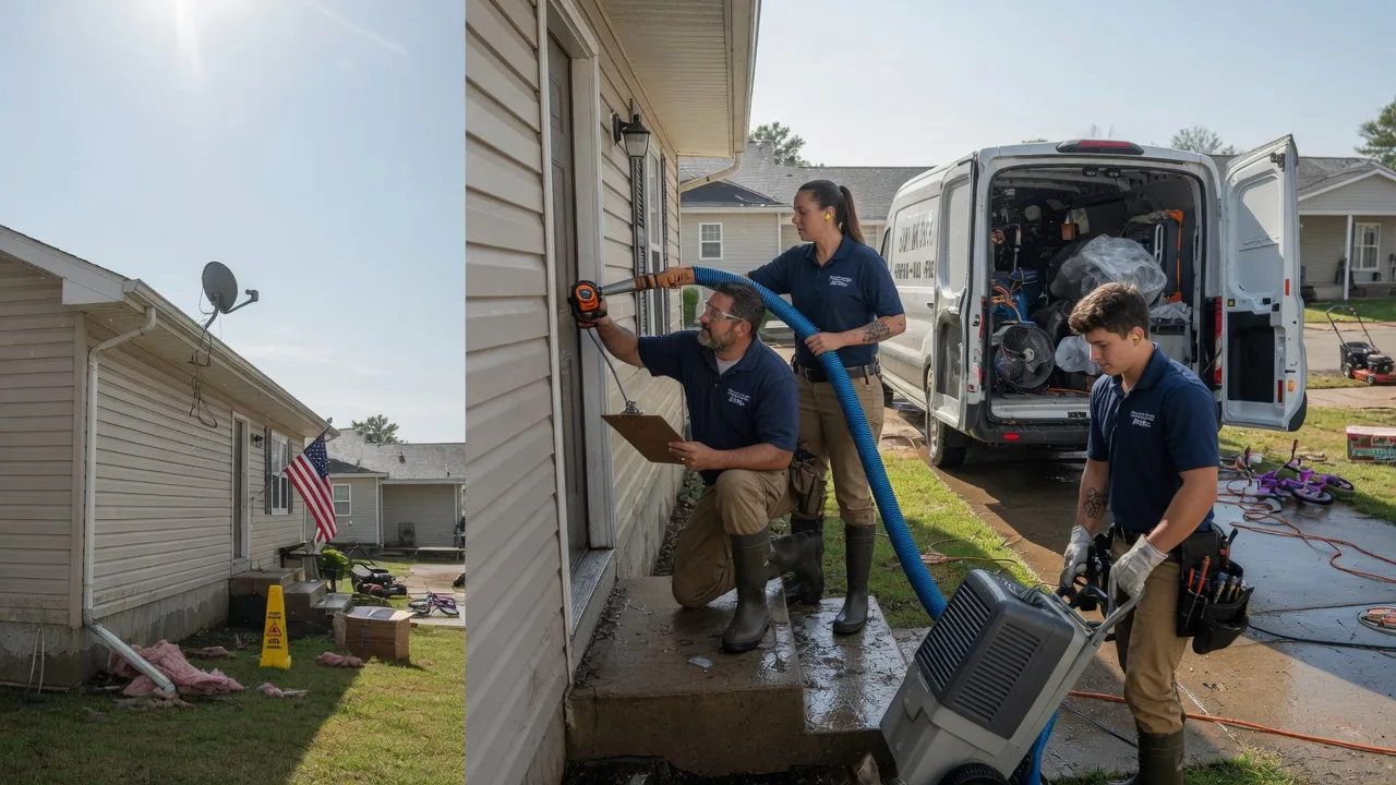 Ceiling Water Damage Restoration in Laurelville, OH near me